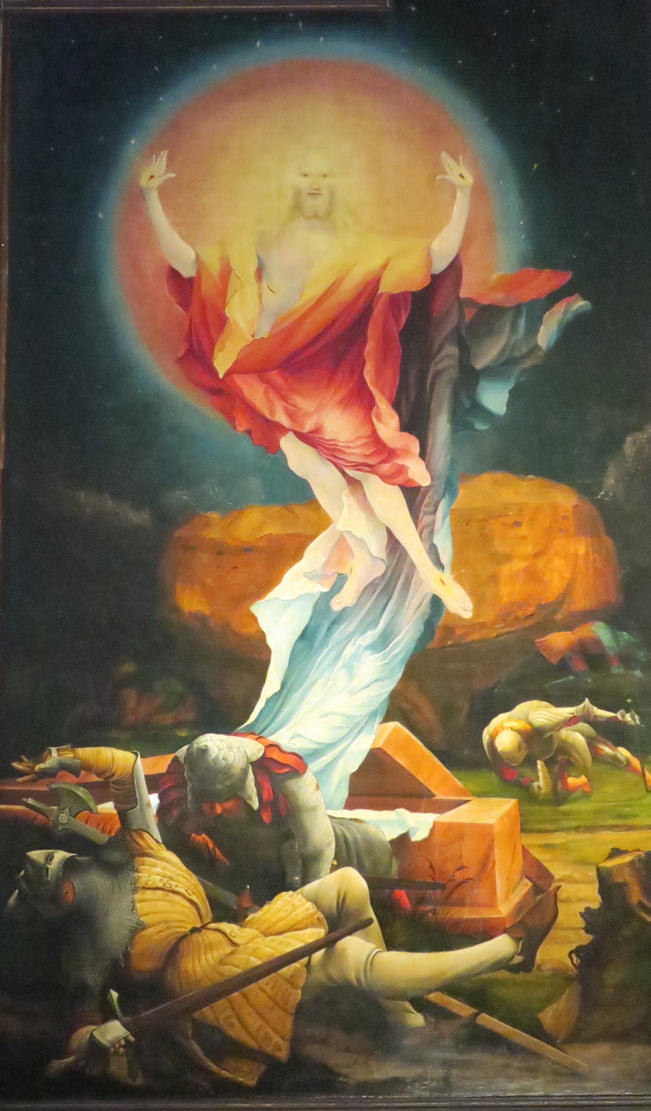 (Matthias Grünewald, La Resurrezione, Altare di Isenheim, Musée d’Unterlinden, Colmar, Francia)